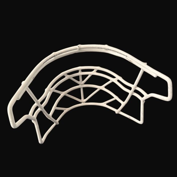 Riddell Custom Face Mask White for Full-Size Football Helmet Faceguard White Met - Picture 6 of 10